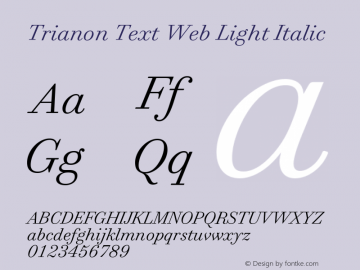 Trianon Text Web