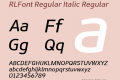 RLFont Regular Italic