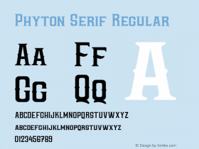 Phyton Serif