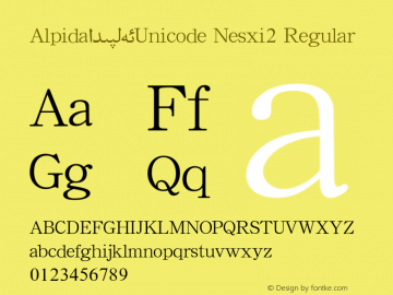 Alpida_Unicode Nesxi2