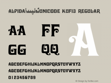 Alpida_Unicode Kufi3