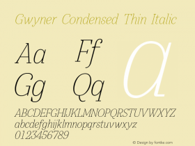 Gwyner Condensed