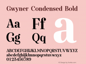 Gwyner Condensed