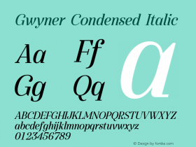 Gwyner Condensed