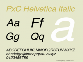 PxC Helvetica