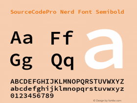 SourceCodePro Nerd Font