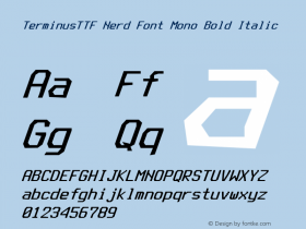 TerminusTTF Nerd Font Mono