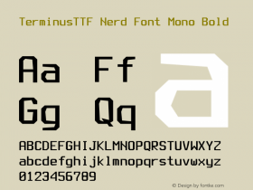 TerminusTTF Nerd Font Mono