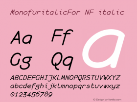 MonofuritalicFor NF