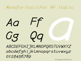 MonofuritalicFor NF