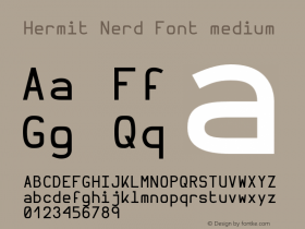 Hermit Nerd Font
