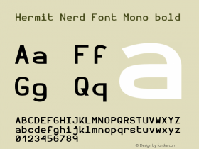 Hermit Nerd Font Mono