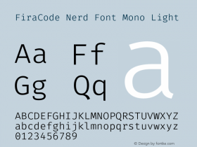 FiraCode Nerd Font Mono