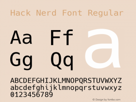 Hack Nerd Font