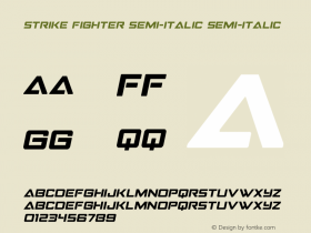 Strike Fighter Semi-Italic