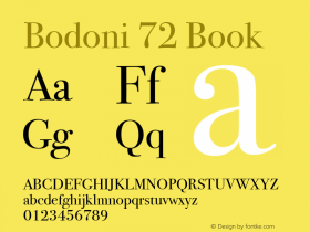 Bodoni 72