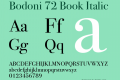 Bodoni 72