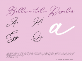 Bellisia italic