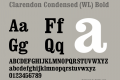 Clarendon Condensed (WL)