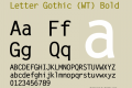 Letter Gothic (WT)