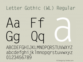 Letter Gothic (WL)