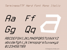 TerminessTTF Nerd Font Mono