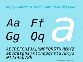 DejaVuSansMono Nerd Font Mono