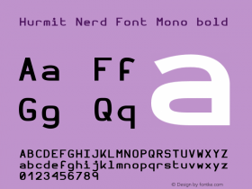 Hurmit Nerd Font Mono