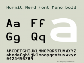 Hurmit Nerd Font Mono