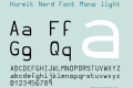 Hurmit Nerd Font Mono