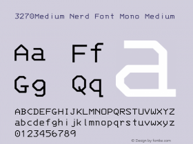 3270Medium Nerd Font Mono