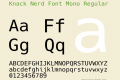 Knack Nerd Font Mono