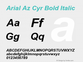 Arial Az Cyr