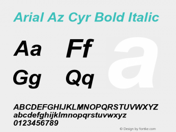 Arial Az Cyr