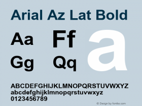 Arial Az Lat