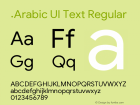 .Arabic UI Text