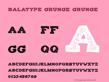 Balatype Grunge