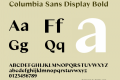 Columbia Sans Display