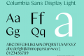 Columbia Sans Display