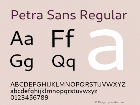 Petra Sans