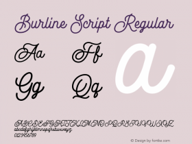 Burline Script