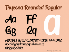 Thyeena Rounded