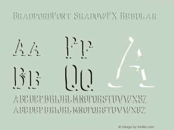 BradfordFont ShadowFX