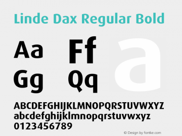 linde dax office-Font Family  For Mobile