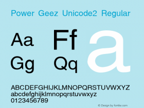 Power Geez Unicode2