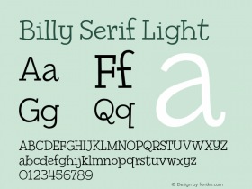 Billy Serif