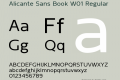 Alicante Sans Book W01