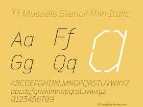 TT Mussels Stencil