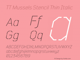 TT Mussels Stencil
