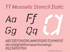 TT Mussels Stencil